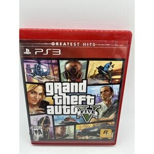 Grand Theft Auto V (GTA 5) Playstation 3 PS3 Greatest Hits *Tested*